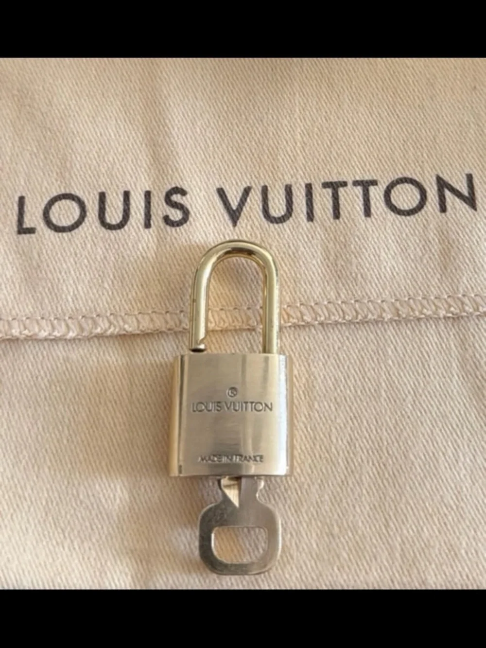 Louis Vuitton Brass Padlock No. 320 Authentic